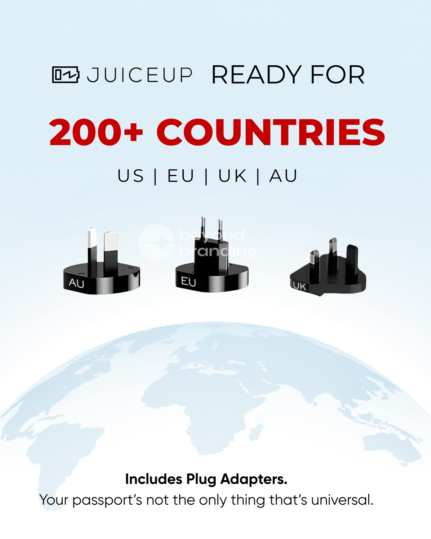 JuiceUp 5in1 Wireless Travel Pack