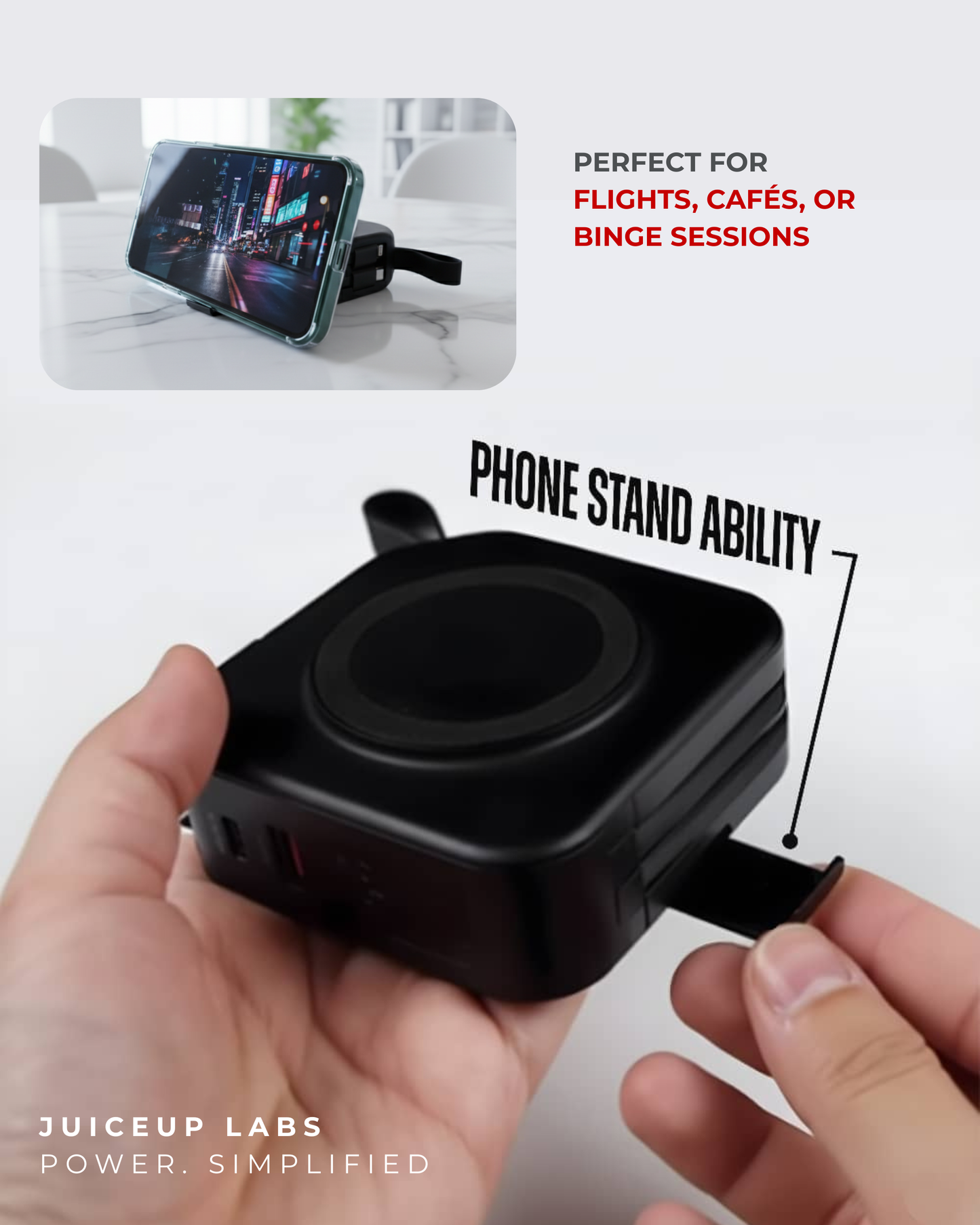 JuiceUp 5in1 Wireless Travel Pack